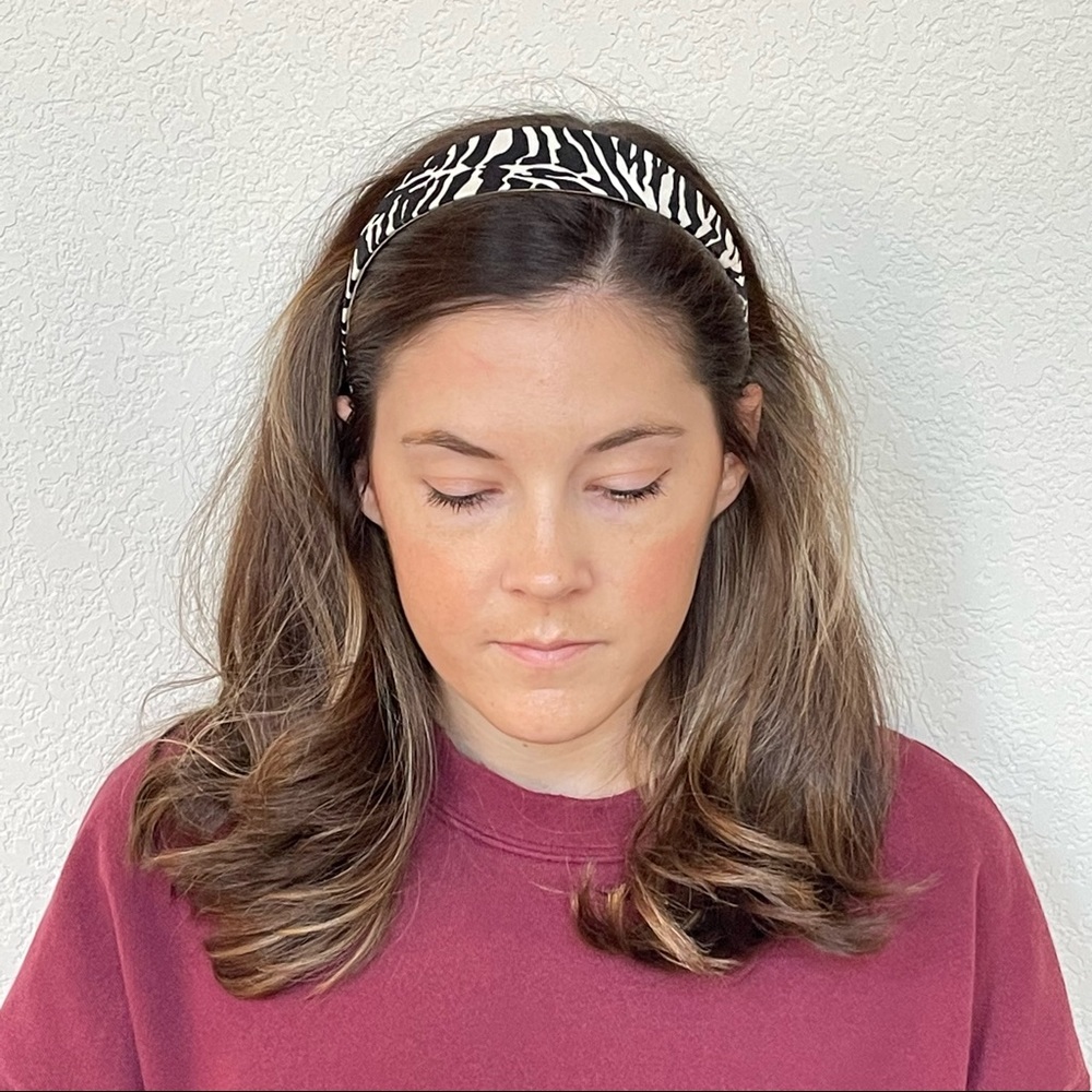 NWOT J. Crew zebra headband